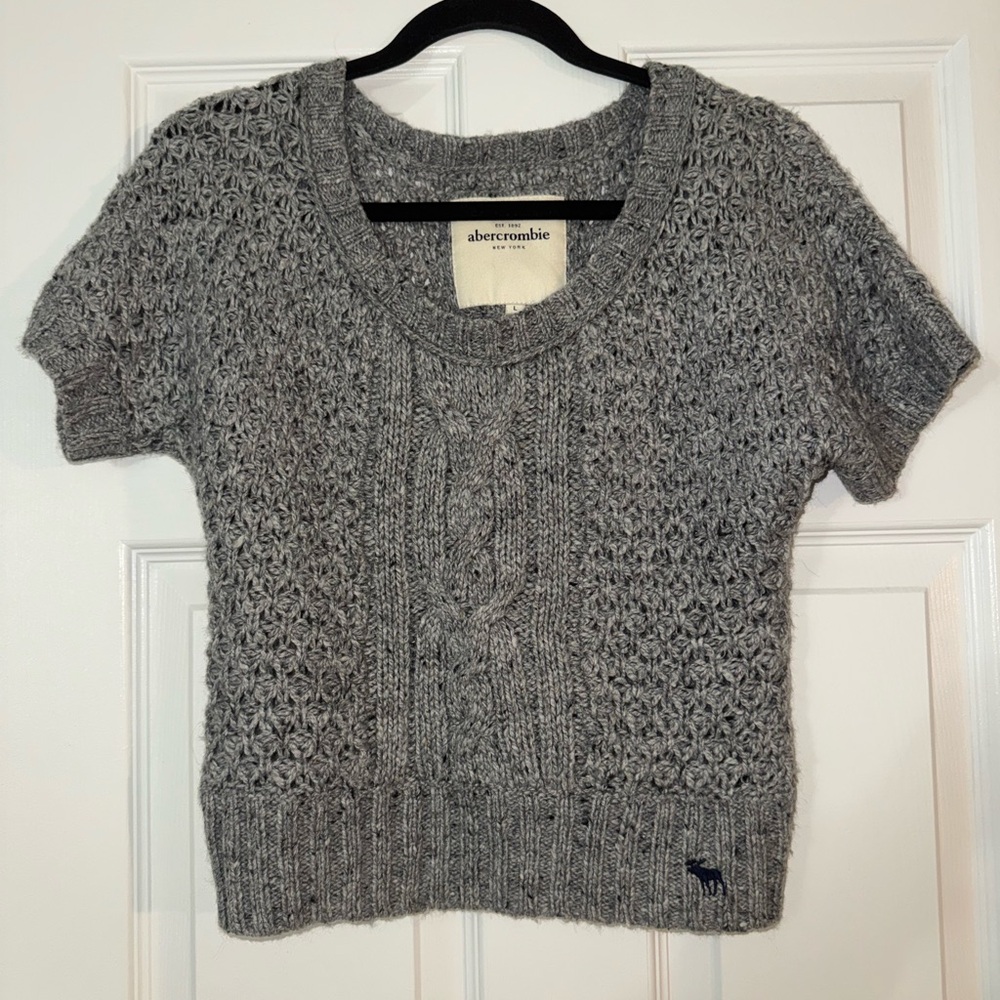 Abercrombie kids Gray Knit Sweater